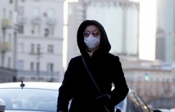 Nga: Moscow nằm trong nhóm lây nhiễm virus Covid-19 cao nhất