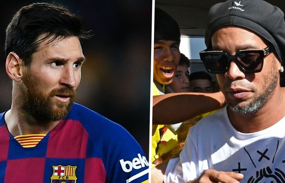 Messi tức giận trước tin giả về Ronaldinho và chia tay Barcelona
