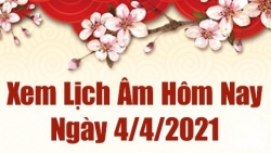 Lịch âm 4/4 - Xem âm lịch hôm nay Chủ nhật ngày 4/4/2021 chính xác nhất - Lịch vạn niên 4/4/2021