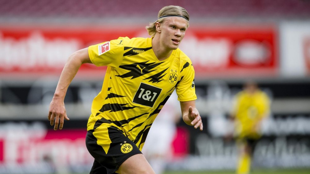 Erling Haaland tăng giá gần gấp 10 lần kể từ ngày gia nhập Borussia Dortmund. (Nguồn: Getty Images)