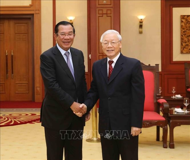 Chủ tịch Đảng Nhân dân Campuchia, Thủ tướng chính phủ Campuchia gửi thư cảm ơn Tổng Bí thư Nguyễn Phú Trọng