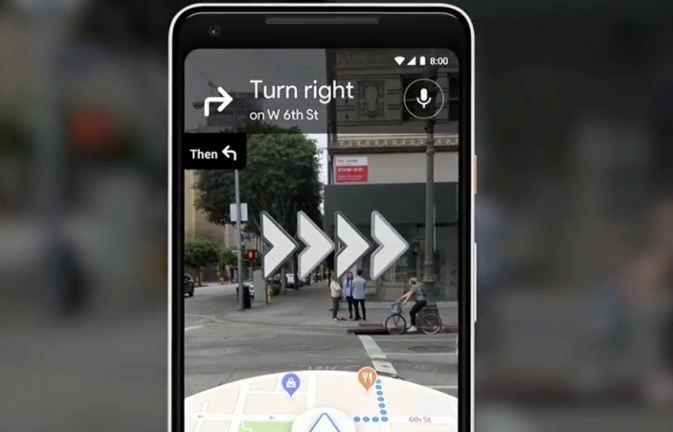 Google Maps thêm tính năng chỉ đường qua camera