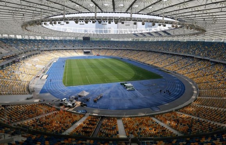 Sân Olimpiyskiy sẵn sàng cho trận chung kết Champions League