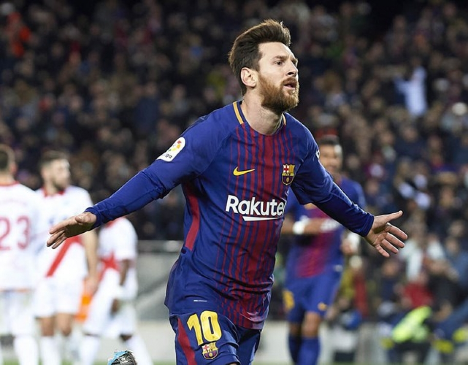 Messi chính thức giành danh hiệu “vua phá lưới” La Liga 2017/2018