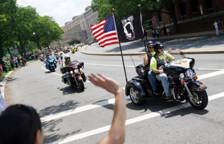 Ấn tượng cuộc diễu hành bằng motor "Sấm Rền" ở Mỹ