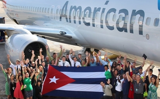 Hãng hàng không Mỹ lên kế hoạch tăng cường các chuyến bay tới Cuba