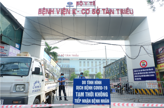 Covid-19 ở Hà Nội: Thêm 2 ca dương tính SARS-CoV-2 liên quan Bệnh viện K Tân Triều