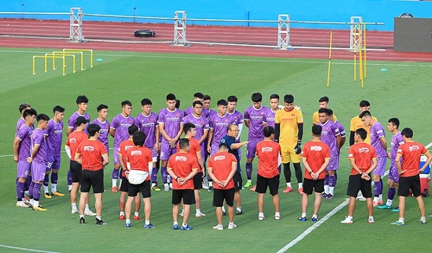 HLV Park Hang-seo vừa chốt danh sách U23 Việt Nam dự SEA Games 31. (Nguồn: VFF)