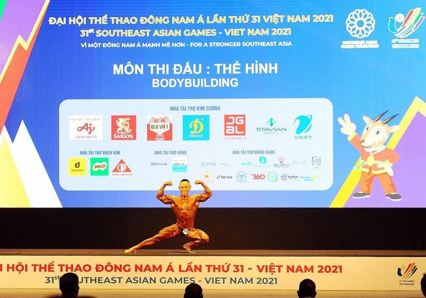 SEA Games 31: Thể hình Việt Nam giành 2 HCV ở hạng cân 55kg, 65kg và 1 HCB ở hạng cân 60kg