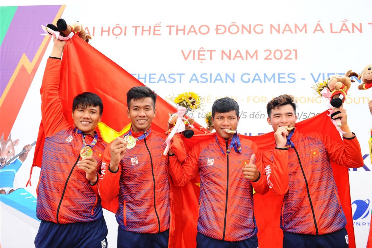 SEA Games 31: Đội tuyển Canoeing Việt Nam giành liên tiếp 2 Huy chương Vàng
