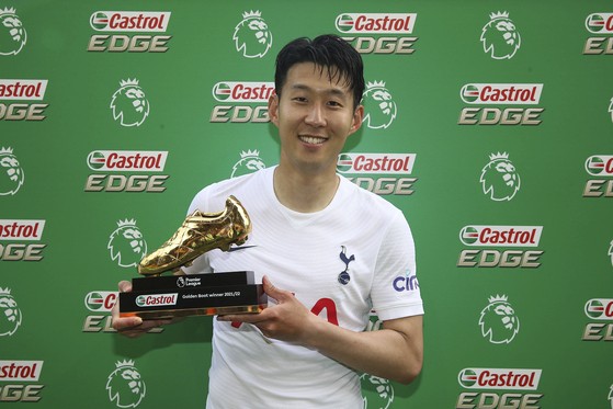 Son Heung Min giành danh hiệu Chiếc giày vàng Ngoại hạng Anh 2021/22