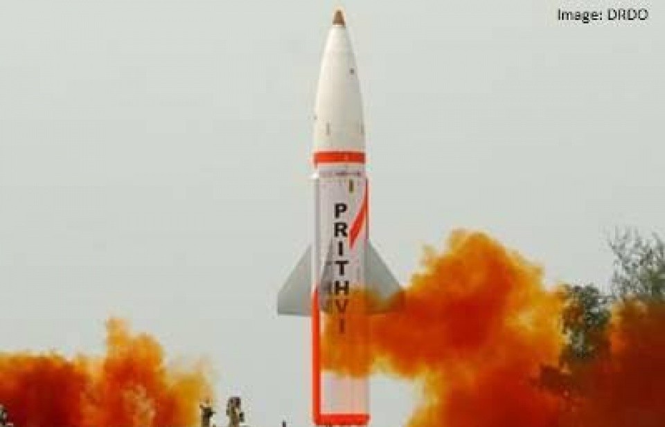 Ấn Độ thử thành công tên lửa Prithvi-II