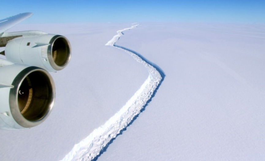 Một tảng băng khổng lồ sắp tách khỏi Nam Cực