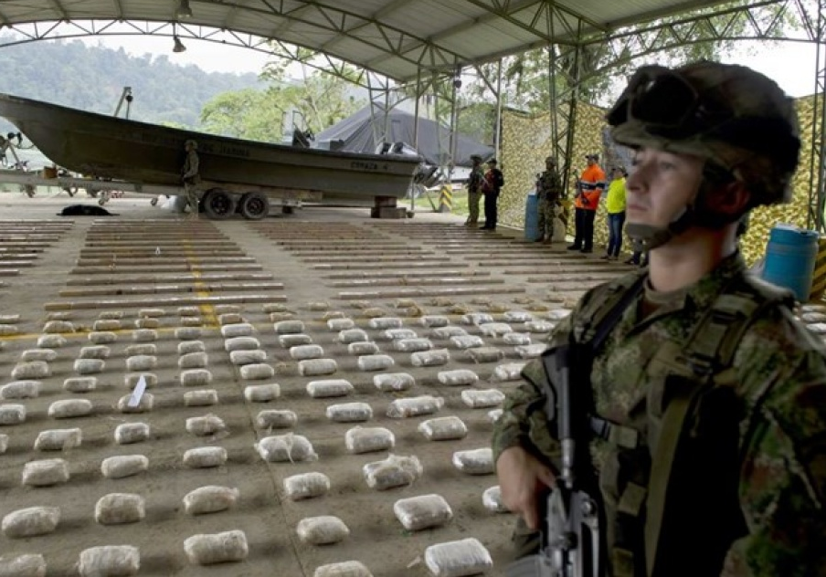 Colombia thu giữ hơn 1 tấn cocaine vận chuyển đến Trung Mỹ