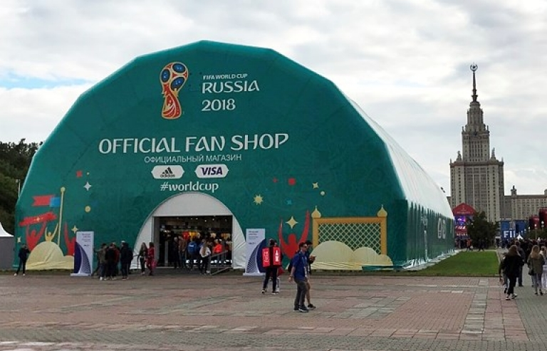 Fan Zone đầy đủ tiện nghi phục vụ World Cup 2018 tại Moscow