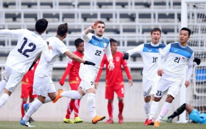 Đội tuyển Việt Nam đấu với đội hình mạnh nhất Kyrgyzstan trước trận gặp Malaysia