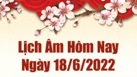 Lịch âm 18/6, âm lịch hôm nay Thứ Bảy ngày 18/6/2022 ngày tốt hay xấu? Lịch vạn niên 18/6/2022