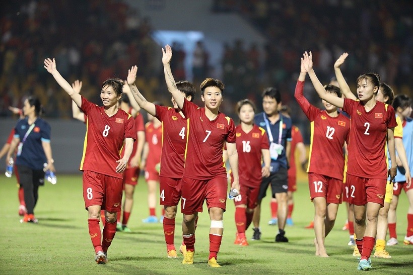Đội tuyển nữ Việt Nam hơn Thái Lan 11 bậc trên bảng xếp hạng FIFA