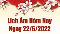 Lịch âm 22/6, âm lịch hôm nay Thứ Tư ngày 22/6/2022 ngày tốt hay xấu? Lịch vạn niên 22/6/2022