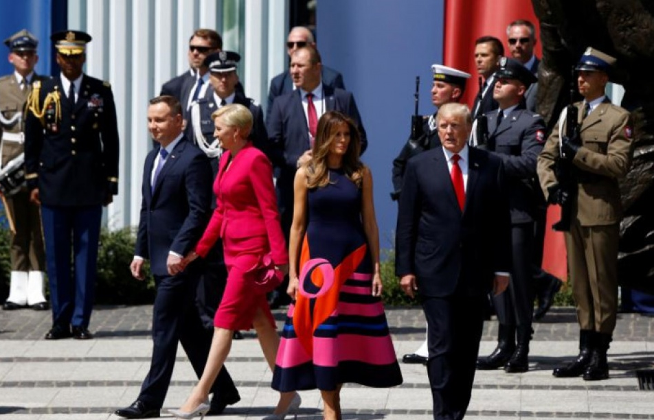 Gia đình Tổng thống Donald Trump trong chuyến công du Ba Lan