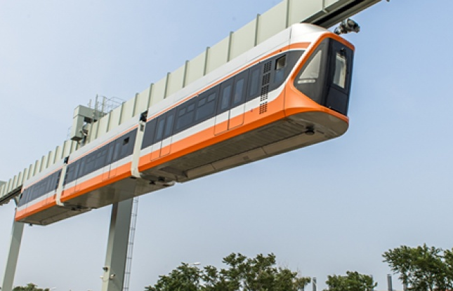 Trung Quốc vận hành đường sắt treo có tốc độ lên tới 70km/h