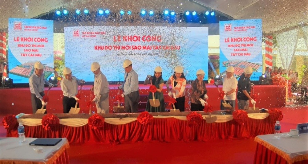 ASM Khởi công dự án Sao Mai Tây Cái Dầu asm khoi cong du an sao mai tay cai dau