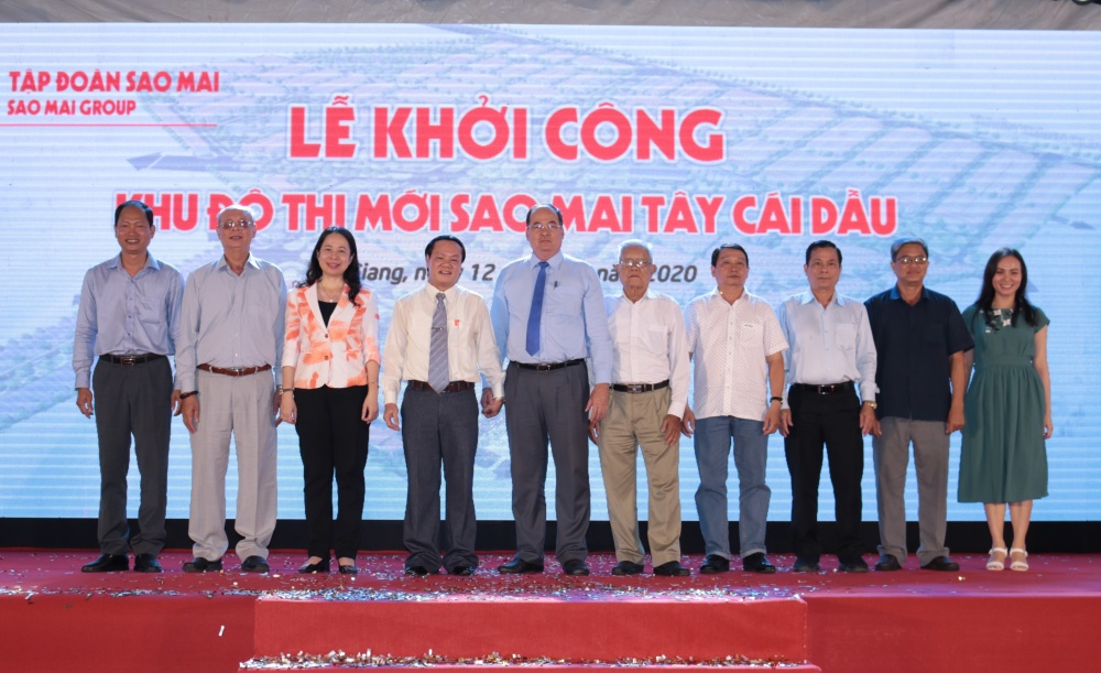 ASM Khởi công dự án Sao Mai Tây Cái Dầu asm khoi cong du an sao mai tay cai dau