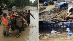 Mưa lớn và lũ lụt gây thiệt hại tại Trung Quốc, Indonesia và Mông Cổ