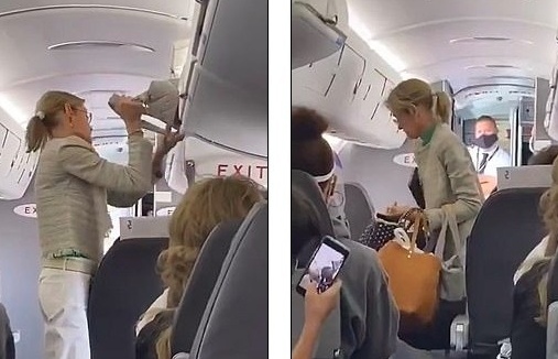 Mỹ: Hành khách bị đuổi khỏi máy bay vì không đeo khẩu trang