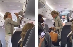 Mỹ: Hành khách bị đuổi khỏi máy bay vì không đeo khẩu trang