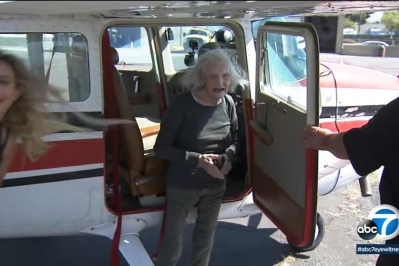4427 california woman 99 becomes worlds oldest pilot flight instructor