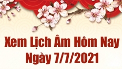 Lịch âm 7/7 - Xem âm lịch hôm nay thứ Tư ngày 30/6/2021 chính xác nhất - Lịch vạn niên 7/7/2021