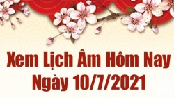 Lịch âm 10/7 - Xem âm lịch hôm nay thứ 7 ngày 10/7/2021 chính xác nhất - Lịch vạn niên 10/7/2021