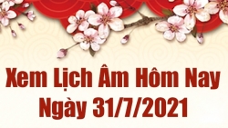 Lịch âm 31/7 - Xem âm lịch hôm nay thứ 7 ngày 31/7/2021 chính xác nhất - Lịch vạn niên 31/7/2021