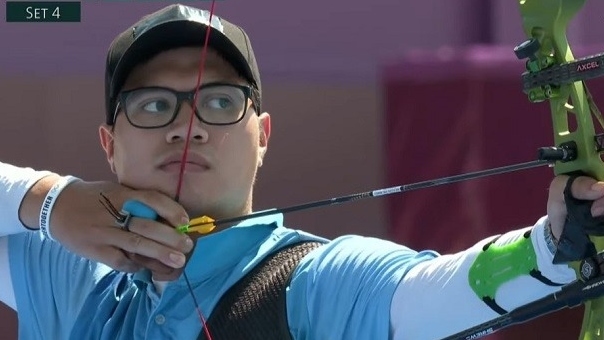 Cung thủ Nguyễn Hoàng Phi Vũ thua cách biệt, dừng bước tại Olympic Tokyo 2020
