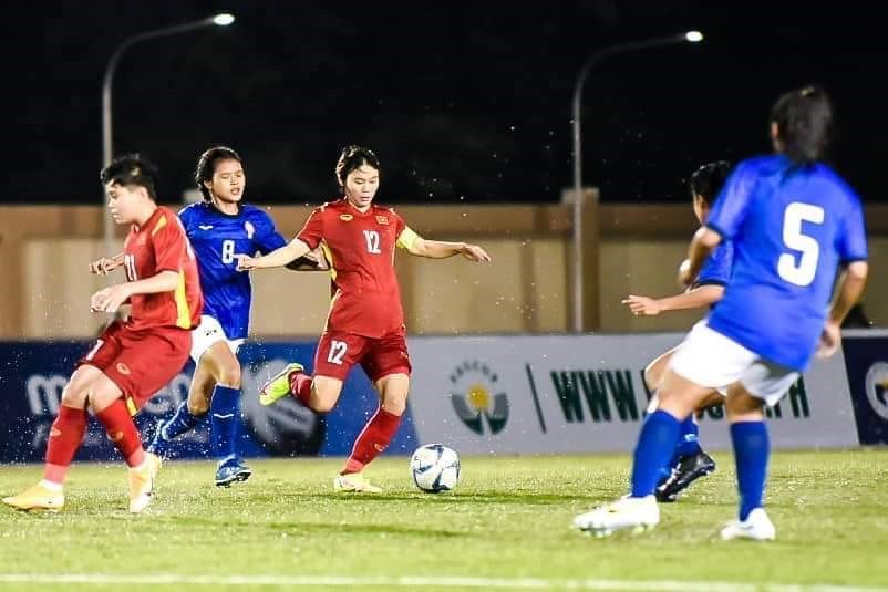 Giải Đông Nam Á 2022: Khởi đầu thuận lợi, tuyển nữ Việt Nam thắng nhẹ nữ Campuchia