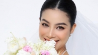 Hoa hậu Phạm Hương chụp ảnh cưới ở trong nước