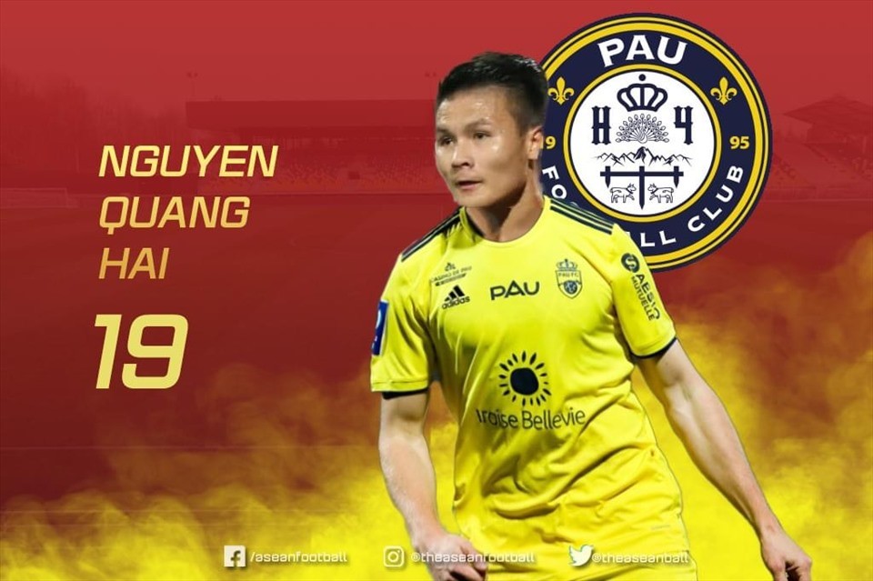 Người hâm mộ Việt Nam được xem trực tiếp các trận đấu của Quang Hải tại Pau FC