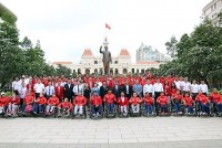 Đoàn thể thao người khuyết tật Việt Nam xuất quân dự thi ASEAN Para Games 11