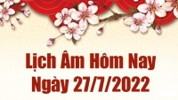 Lịch âm 27/7, âm lịch hôm nay Thứ 4 ngày 27/7/2022 tốt hay xấu? Lịch vạn niên 27/7/2022