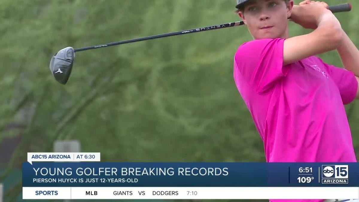 Pierson Huyck xác lập kỷ lục tay golfer nhỏ tuổi nhất trong lịch sử tham dự U.S Junior