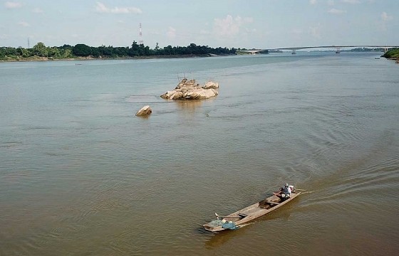 Thái Lan: Mực nước sông Mekong vẫn rất thấp