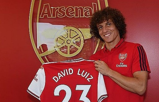 Arsenal chính thức chiêu mộ thành công David Luiz