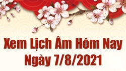 Lịch âm 7/8 - Xem âm lịch hôm nay thứ 7 ngày 7/8/2021 chính xác nhất - Lịch vạn niên 7/8/2021