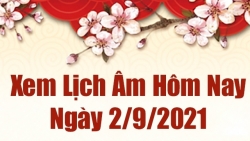 Lịch âm 2/9, xem âm lịch hôm nay thứ 5 ngày 2/9/2021 chính xác nhất - Lịch vạn niên 2/9/2021