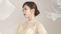 Thương ngày nắng về: Nét gợi cảm của Vân Vân khi làm mẫu bộ sưu tập váy cưới Hè Thu