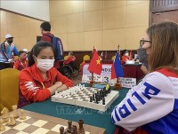 Đoàn Việt Nam tạm dẫn đầu bộ môn cờ vua ASEAN Para Games 2022
