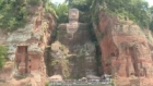 Trung Quốc: Hạn hán kỷ lục làm lộ diện hoàn toàn bức tượng Phật bằng đá lớn nhất thế giới