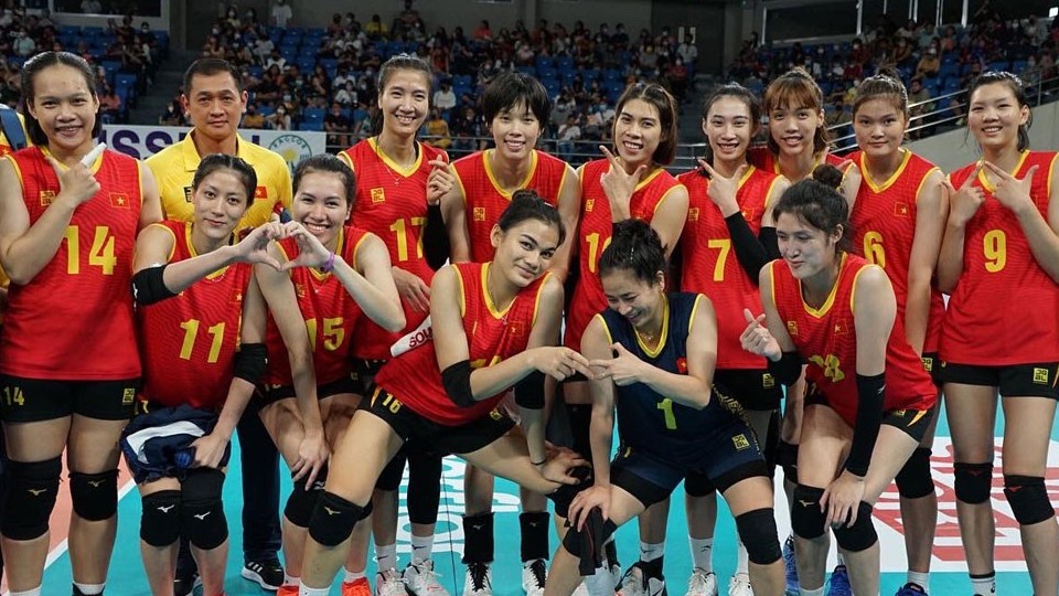 Đội tuyển bóng chuyền nữ Việt Nam xếp thứ 4 giải châu Á 2022