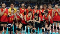 Đội tuyển bóng chuyền nữ Việt Nam xếp thứ 4 giải châu Á 2022